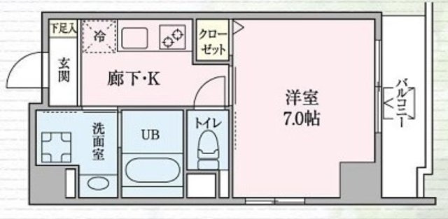 Grado Sumiyoshiの間取り|間取りです。