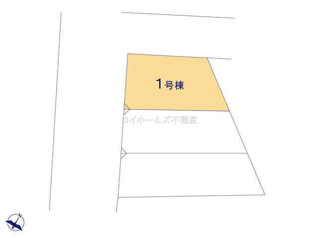 【区画図】 | 名古屋市中村区中村本町５丁目21『仲介料無料』新築戸建て | 1号棟