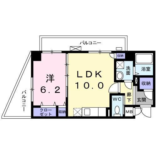リバティーズSAGA.Ⅰの間取り