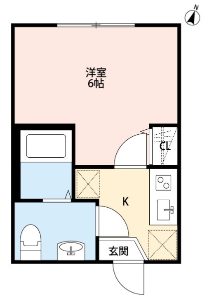 オリーブ　西堀の間取り