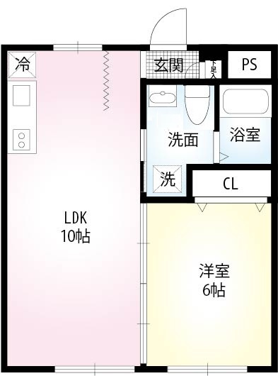 秀マンションの間取り|間取りです。