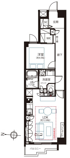 グレイスコート白金の間取り