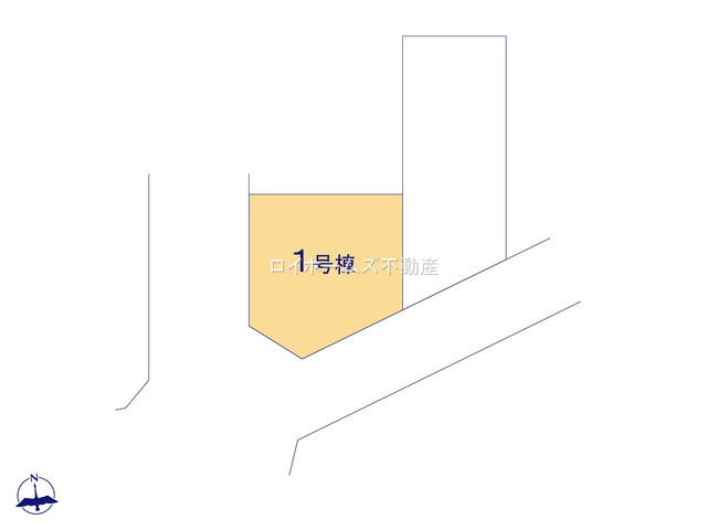 【区画図】 | 名古屋市千種区竹越２丁目7-2『仲介料無料』新築戸建て | 1号棟