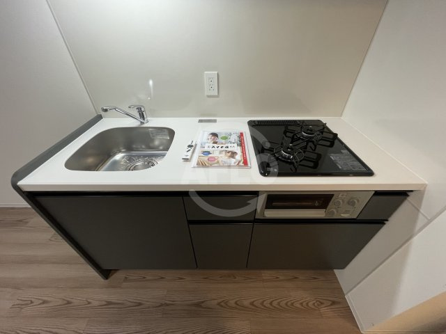 クロスレジデンス阿波座のキッチン|アーバネックス阿波座駅前　２口ガスコンロ