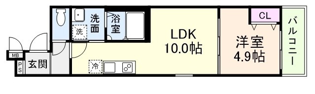 フジパレス杉本町ノースの間取り