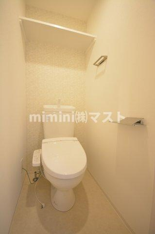 大阪市港区市岡１丁目の賃貸マンションのトイレ