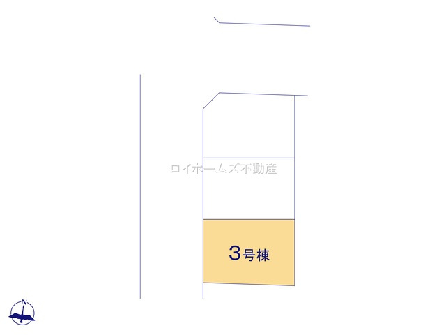 【区画図】 | 名古屋市昭和区吹上町１丁目3-3『仲介料無料』新築戸建て | 3号棟