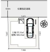 大塚6丁目新築戸建の区画図
