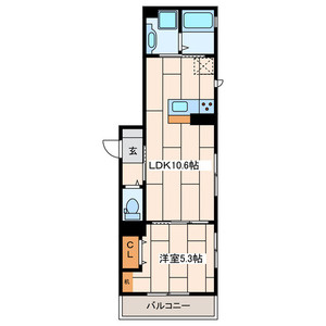 NavonaⅡの間取り|間取りです。