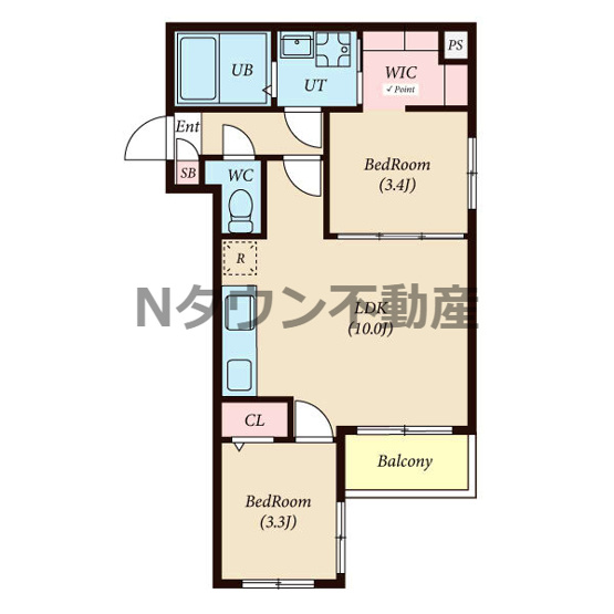 【間取り】 | ilusion本陣北 | 間取りです。