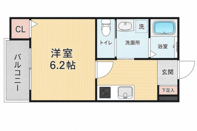 ヴィルシーナ太宰府の間取り|別号室タイプ