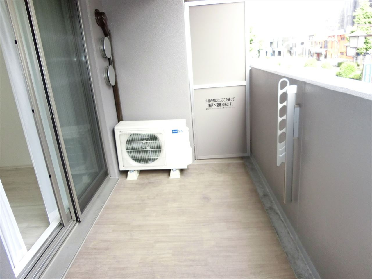 プレサンスジェネ新栄町駅前葵| 名古屋市の賃貸ならMy賃貸のバルコニー|プレサンスジェネ新栄町駅前葵