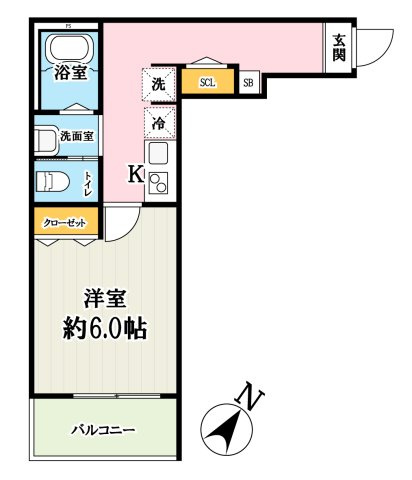 キャメル所沢弥生町2の間取り
