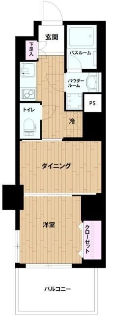 日神デュオステージ浅草松が谷の間取り|間取りです。