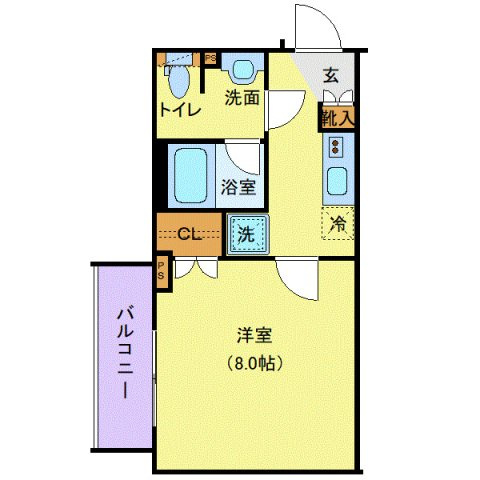 アンベリール中野鷺宮の間取り