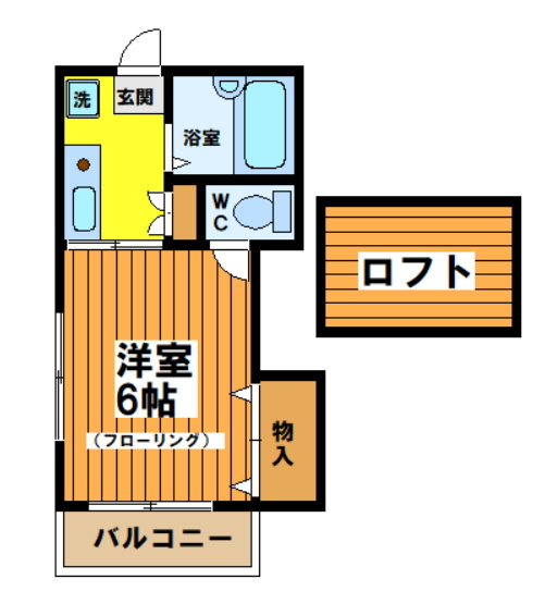 コーポ・パインウッドPARTⅡの間取り