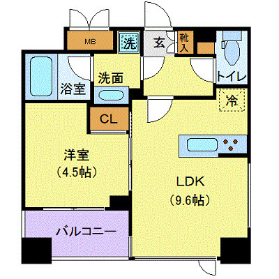 メゾンビスタ渋谷宇田川の間取り
