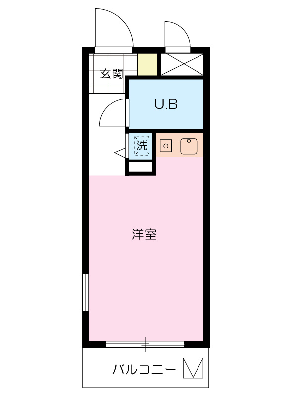 杉並区宮前５丁目の賃貸マンションの間取り
