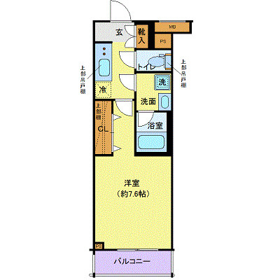 クレヴィスタ三軒茶屋の間取り