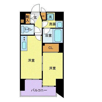 エクセルシオール渋谷の間取り