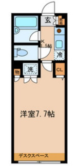 【間取り】 | ＧＡＲＤＥＮ　ＣＯＵＲＴ　ＫＡＭＩＫＩＴＡＺＡＷＡ | 間取りです。