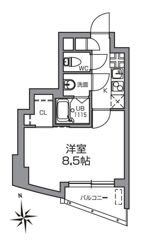 Eno de豪徳寺の間取り|間取り図