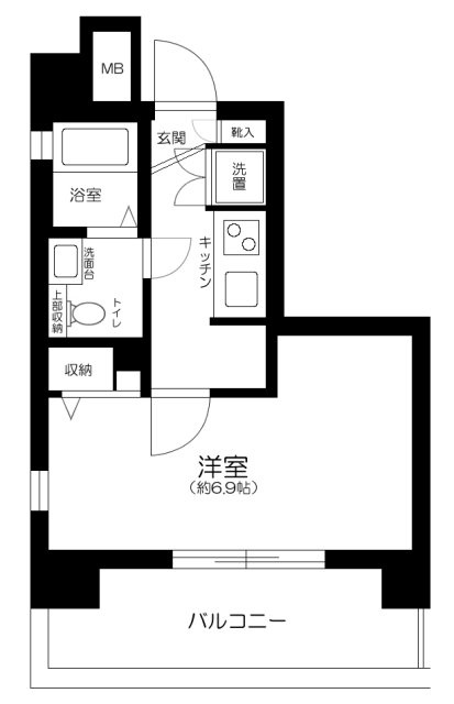ステージグランデ三軒茶屋アジールコートの間取り
