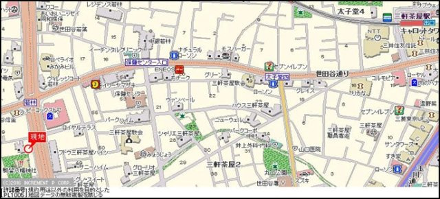 ステージグランデ三軒茶屋アジールコートの地図