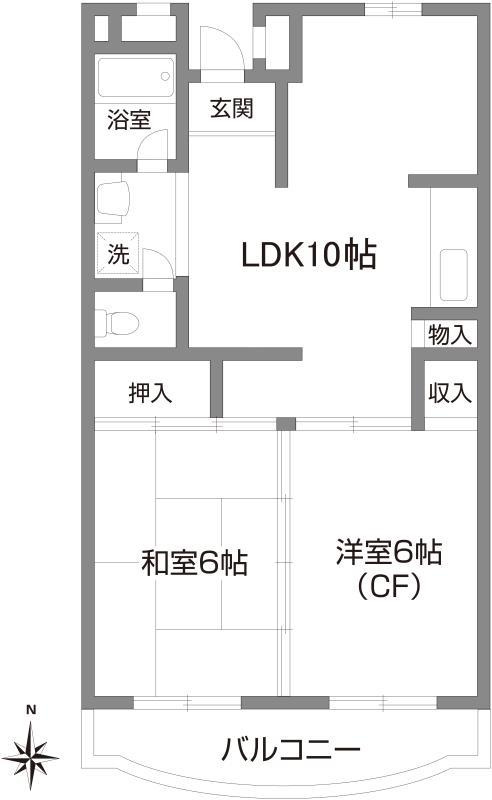 ファルム烏山の間取り|間取り図