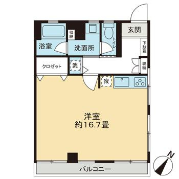 グリーンハイツの間取り