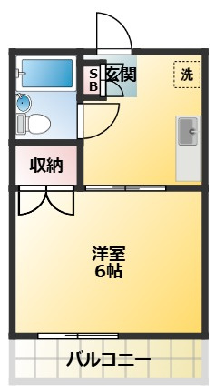 緑が丘ハイツの間取り