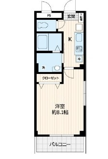 セブンアベニュー江北の間取り|間取りです。