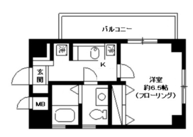 シェーンハイト１の間取り|間取りです。