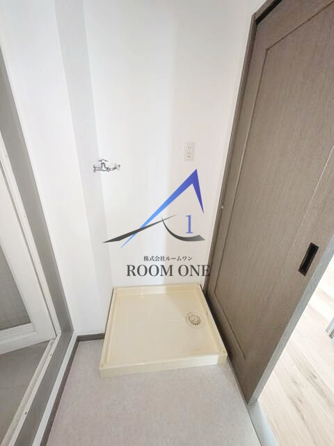ライオンズマンション平間の設備|洗濯機置き場です。