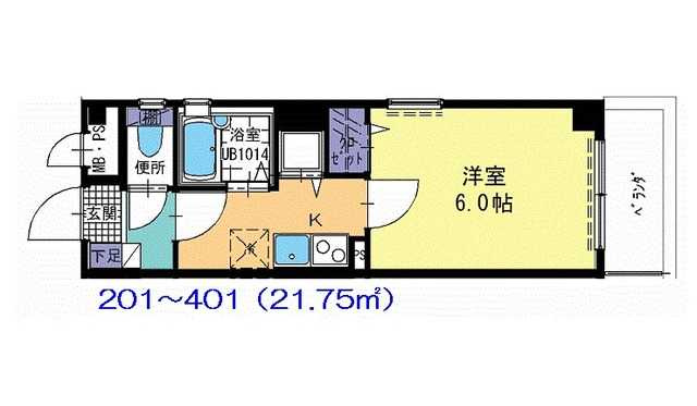 ボン　ドゥムールの間取り