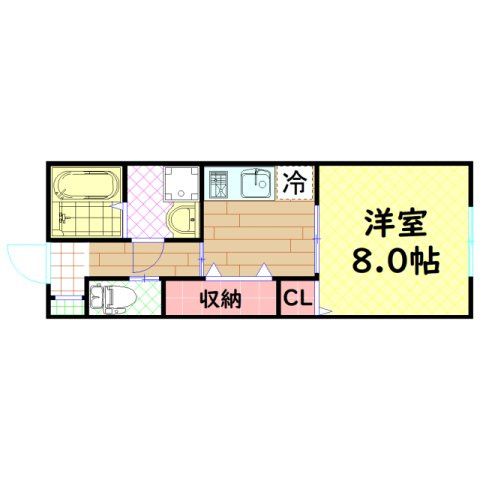 【間取り】 | ヒルズシンシアⅠ