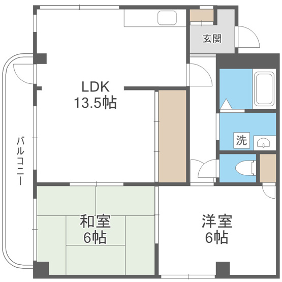 【間取り】 | メゾンドール堺