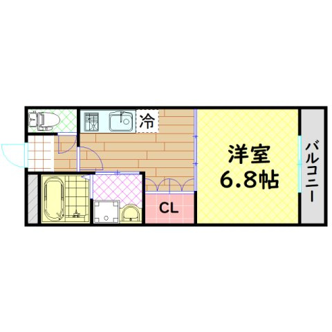 【間取り】 | 梅町マンション