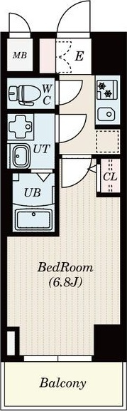 S-RESIDENCE名駅の間取り