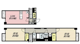 【間取り】 | サトミビル池袋住宅 | 間取りです。