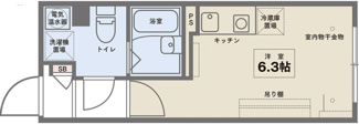 【間取り】 | ＣＯＣＯＦＬＡＴ池袋 | 間取りです。