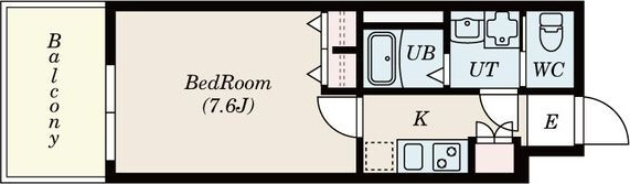 S-RESIDENCE堀田の間取り