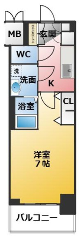 エステムコート名古屋TWIN　WESTの間取り