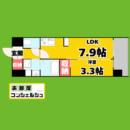 Thames garden placeの間取り