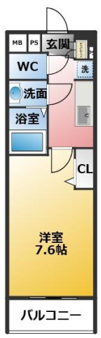 プレサンス上前津オレシアの間取り
