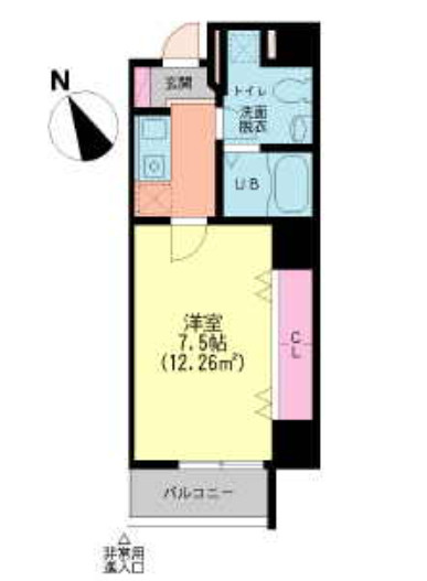 ヴェルディ日暮里の間取り