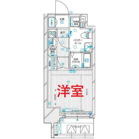 【間取り】 | メインステージ蒲田VIエグザ