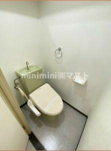 大阪市大正区三軒家西３丁目の賃貸マンションのトイレ