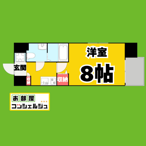 エコロジー鶴舞レジデンスの間取り