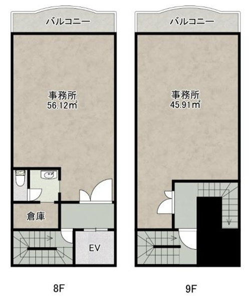 四ツ橋ＴＫビルの間取り